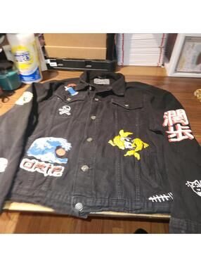 Brooklyn Cloth Denim Jeans Men's Tokyo Black Jacket Size XL